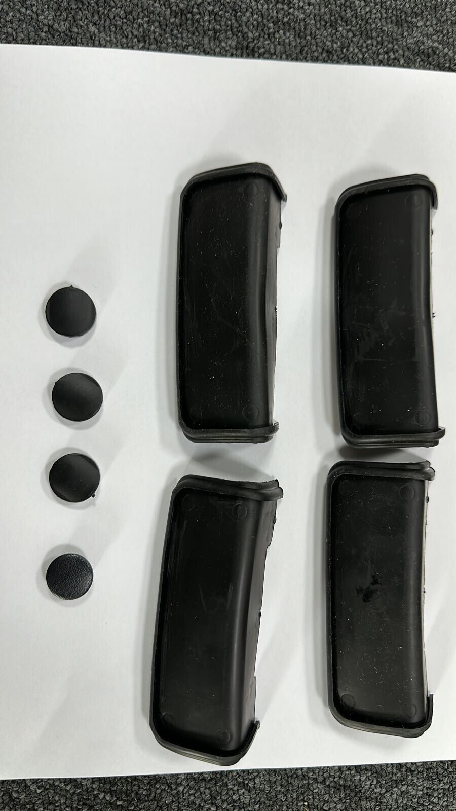 FITS Ford Custom Cross Bars Set - Fits SWB & LWB Powder BLACK 2012-on